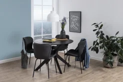 Stół Duncan czarny okrągły