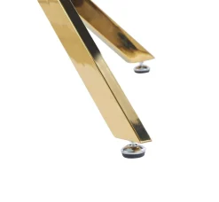 Stół Edward Czarny Marmur/Złoto