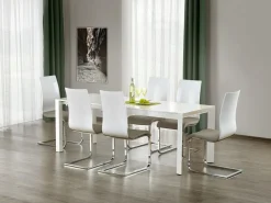 Stół Foles rozkładany biały 80/130-210cm