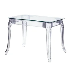 Stół Ghost 80x120cm transparentny glamour