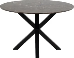 Stół Heaven 120cm brązowy/czarny