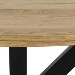 Stół Heaven 120cm czarny/dąb