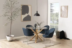 Stół Heaven 120cm szklany okrągły