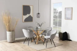 Stół Heaven 120cm szklany okrągły