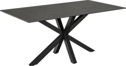 Stół Heaven 160x90 cm czarny nowoczesny