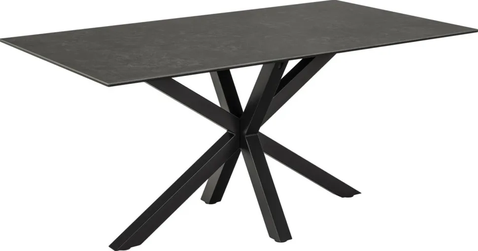 Stół Heaven 160x90 cm czarny nowoczesny