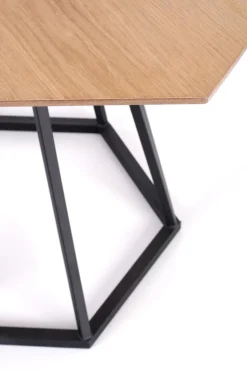 Stół Hexis, naturalny/ czarny