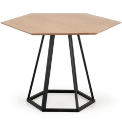 Stół Hexis, naturalny/ czarny