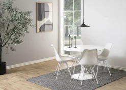 Stół Ibiza 110cm biały okrągły