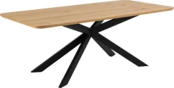 Stół Irwine 200x100cm dąb/czarny