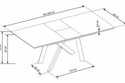 Stół Itala 2 okleina naturalna, blat -