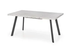 Stół Lasse rozkładany czarny/ marmur