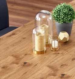 Stół Loft rozkładany naturalny/ czarny