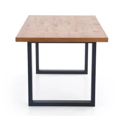 Stół Loft rozkładany naturalny/ czarny