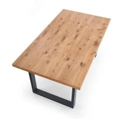 Stół Loft rozkładany naturalny/ czarny