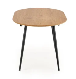 Stół Lora rozkładany, dab złoty/ czarny