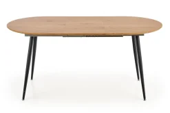 Stół Lora rozkładany, dab złoty/ czarny