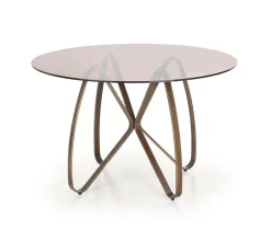 Stół Luna złoty antyczny / brązowy