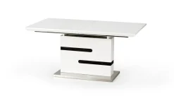 Stół Maroco rozkładany biały/ popiel 90/160-220