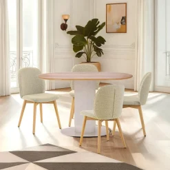 Stół Maxim naturalny dębowy/ czarny