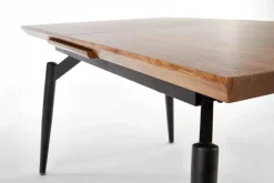 Stół Mella rozkładany, naturalny/ czarny