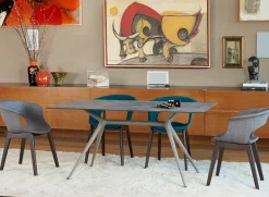 Stół Metropolis 180x90 antracytowy