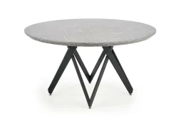 Stół Misto okrągły, popielaty marmur/
