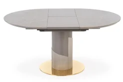 Stół Moette okrągły, rozkładany marmur