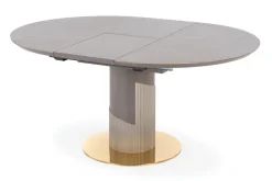 Stół Moette okrągły, rozkładany marmur