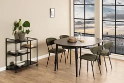 Stół Montreux okrągły czarny