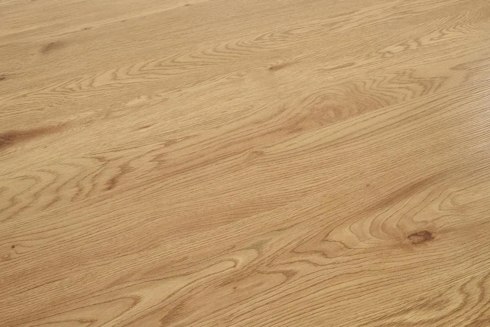 Stół Moris okragły dąb złoty/ czarny