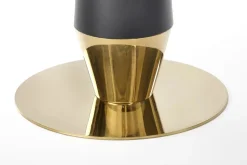 Stół Nasoma okrągły, czarny marmur