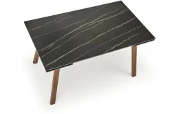 Stół Nozel rozkładany, czarny marmur