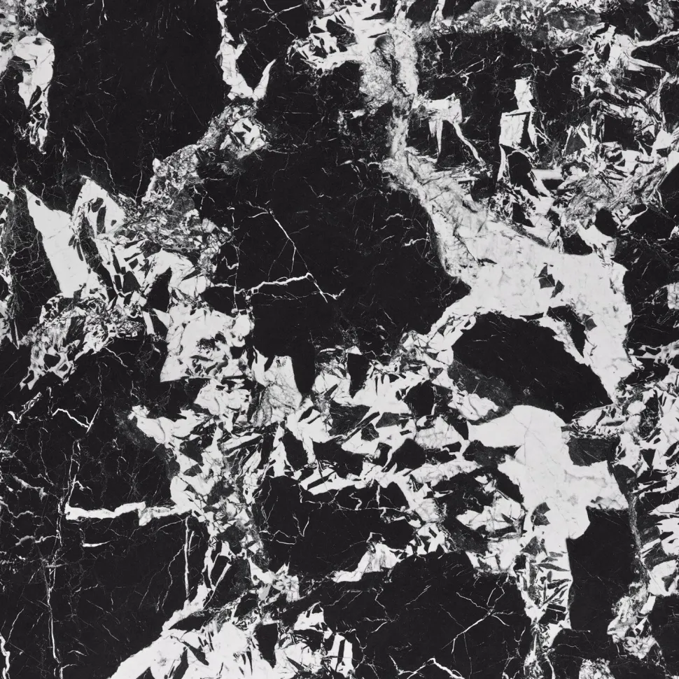 Stół okrągły Gives czarny marmur