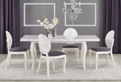 Stół Princess rozkładany 80/140-180cm biały