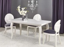 Stół Princess rozkładany 80/140-180cm biały