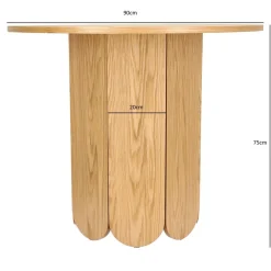 Stół Puro 90cm dąb naturalny