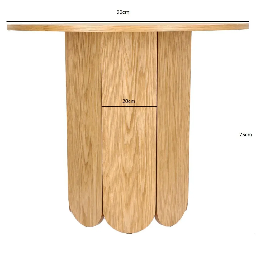 Stół Puro 90cm dąb naturalny