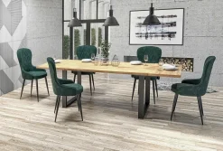 Stół Radus 140x85 drewno lite z 2 dodatkowymi blatami