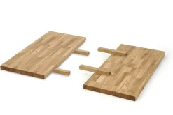 Stół Radus 140x85 drewno lite z 2 dodatkowymi blatami