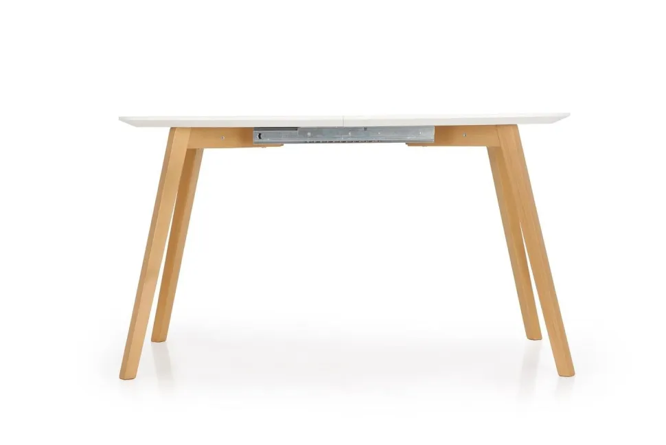 Stół Rebi rozkładany biały / dąb san