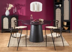 Stół Regin okrągły, czarny