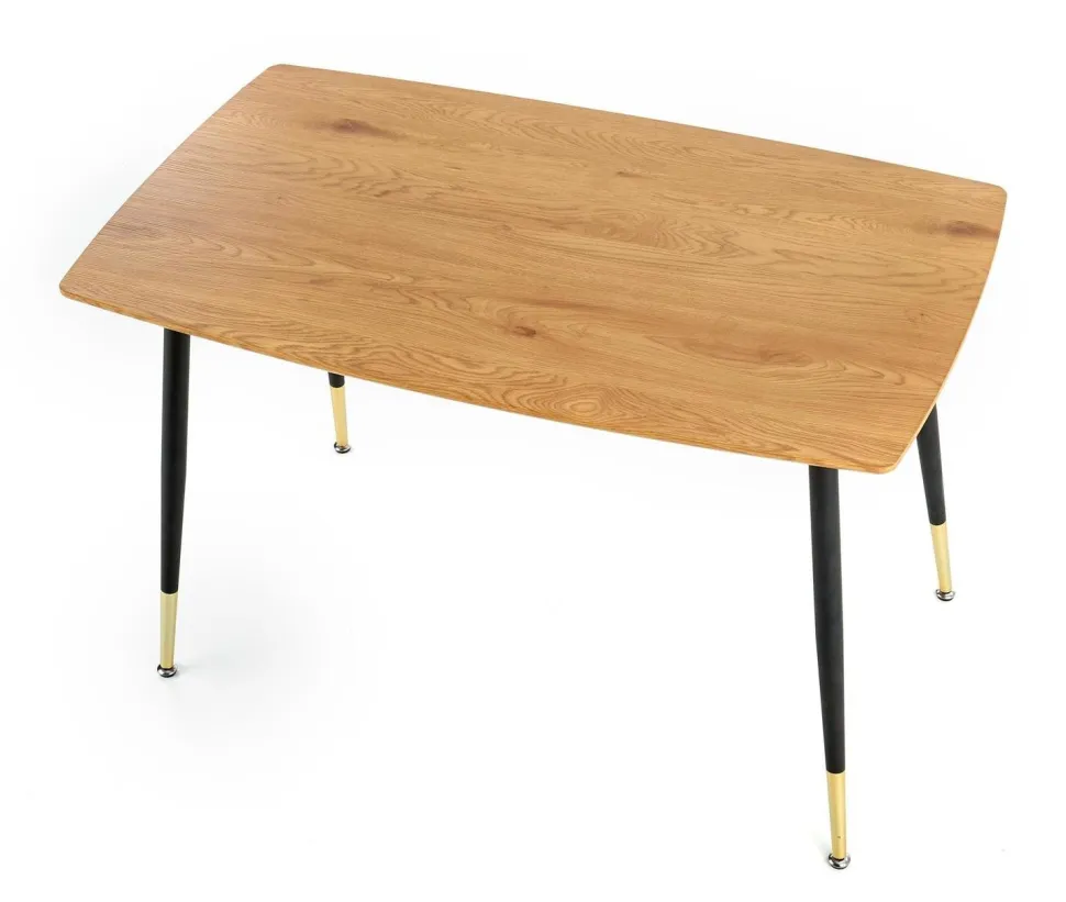 Stół Riptos dąb złoty/ czarny