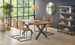 Stół Rivier dąb/czarny