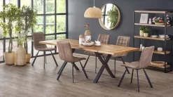 Stół Rivier dąb/czarny