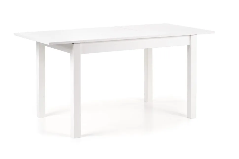 Stół Rocco rozkładany, biały 76/118-158cm