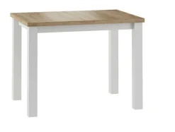 Stół Ronda 70x100cm dąb złoty/ biały