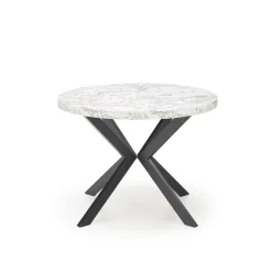 Stół Roni rozkładany biały marmur/