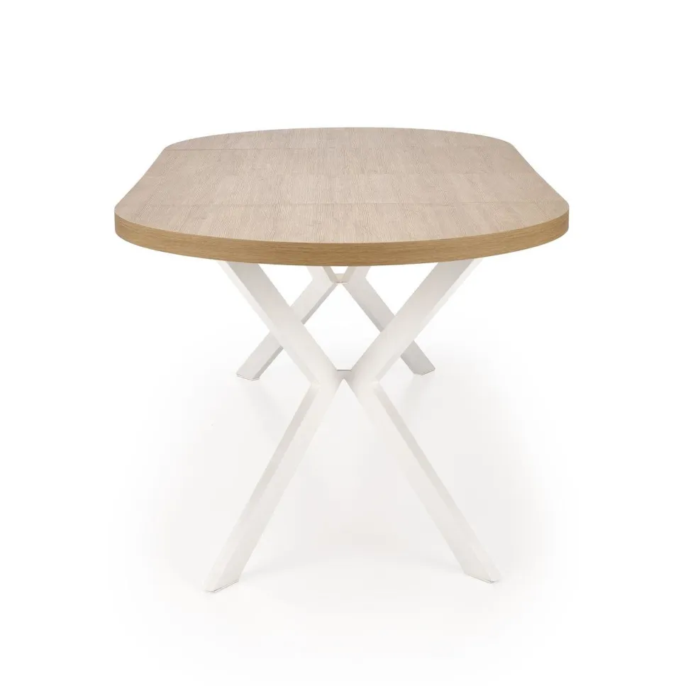 Stół Roni rozkładany dąb złoty/ biały