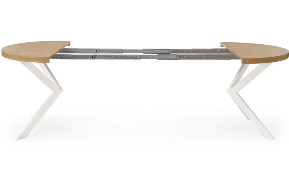 Stół Roni rozkładany dąb złoty/ biały